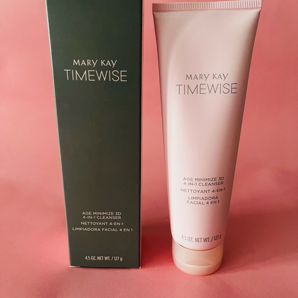 Mary Kay Timewise Cleanser with Pink and Green Packaging
